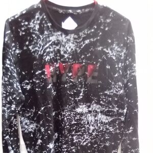 Black and White Long Sleeve Tee